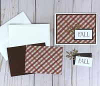 Image 8 of Fall Card Making Kit for Adults to DIY 6 Assorted Autumn Greeting Cards