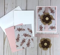 Image 9 of Fall Card Making Kit for Adults to DIY 6 Assorted Autumn Greeting Cards