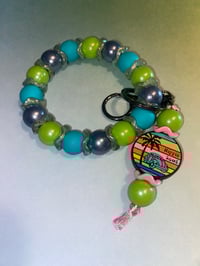 “Hippie Soul” colorful wristlet keychain combo