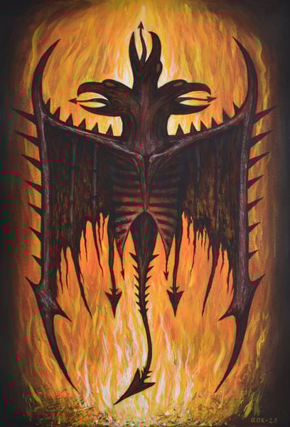 Image of DEMONIKK VX - original painting 