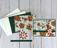 Image 4 of Fall Flowers Card Making Kit for Adults to DIY 6 Autumn Floral Greeting Cards