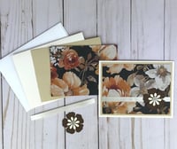 Image 5 of Fall Flowers Card Making Kit for Adults to DIY 6 Autumn Floral Greeting Cards