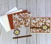 Image 6 of Fall Flowers Card Making Kit for Adults to DIY 6 Autumn Floral Greeting Cards