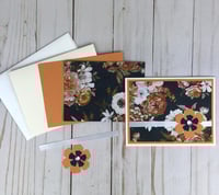 Image 7 of Fall Flowers Card Making Kit for Adults to DIY 6 Autumn Floral Greeting Cards