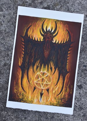 Image of DEMONIKK V - small original painting