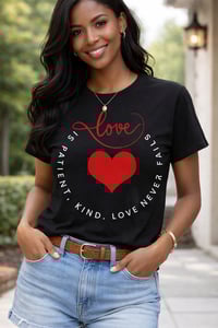 Image 1 of Love is Patient t-shirt