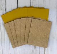 Image 4 of Fall Card Kit to Make 6 Embossed Autumn Greeting Cards with Plaid Hearts