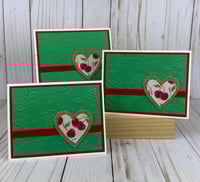 Image 3 of Cherry Card Making Kit for Adults to DIY 6 Summer Embossed Greeting Cards