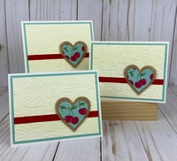Image 4 of Cherry Card Making Kit for Adults to DIY 6 Summer Embossed Greeting Cards
