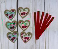 Image 7 of Cherry Card Making Kit for Adults to DIY 6 Summer Embossed Greeting Cards