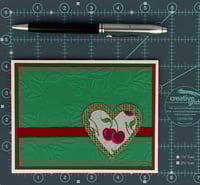 Image 8 of Cherry Card Making Kit for Adults to DIY 6 Summer Embossed Greeting Cards