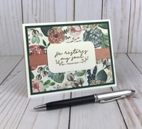 Image 3 of Psalms 23 Religious Card Making Kit for Women to DIY 6 Scripture Greeting Cards