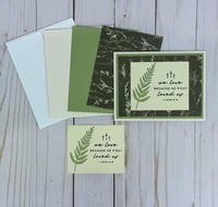 Image 8 of Religious Card Making Kit for Adults to Make 6 Assorted Bible Verse Cards