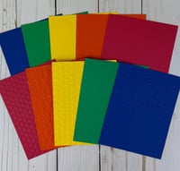 Image 2 of Embossed Birthday Card Making Supplies for Greeting Cards to Make 10 Cards