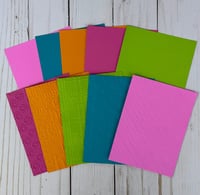 Image 3 of Embossed Birthday Card Making Supplies for Greeting Cards to Make 10 Cards