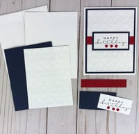 Image 4 of Birthday Card Making Kit for Adults to DIY 6 Assorted Birthday Greeting Cards