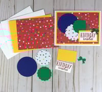 Image 6 of Birthday Card Making Kit for Adults to DIY 6 Assorted Birthday Greeting Cards