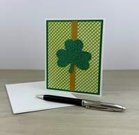 Image 3 of St. Patrick's Day Card Making Kit for Adults to DIY 6 Shamrock St. Paddy's Day Cards