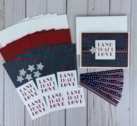Image 1 of 4th of July Card Making Kit to DIY 6 Land That I Love Patriotic Greeting Cards