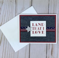 Image 2 of 4th of July Card Making Kit to DIY 6 Land That I Love Patriotic Greeting Cards