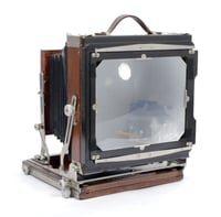 Image 4 of Deardorff V8 8X10 camera w/ front swings + 305mm lens + Holder + Fresnel #2189