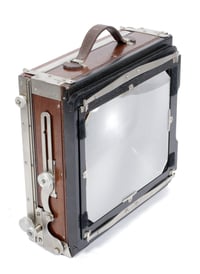 Image 11 of Deardorff V8 8X10 camera w/ front swings + 305mm lens + Holder + Fresnel #2189