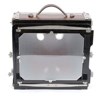 Image 12 of Deardorff V8 8X10 camera w/ front swings + 305mm lens + Holder + Fresnel #2189