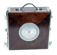 Image 10 of Deardorff V8 8X10 camera w/ front swings + 305mm lens + Holder + Fresnel #2189