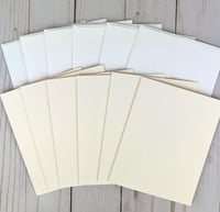 Image 7 of Rustic Wedding Card Making Kit for Adults to Make 6 Embossed Cards with Burlap Hears