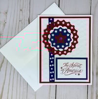 Image 2 of 4th of July Card Making Kit to DIY 6 Patriotic Spirit of America Cards