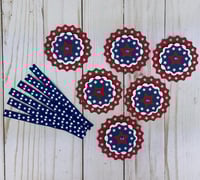 Image 5 of 4th of July Card Making Kit to DIY 6 Patriotic Spirit of America Cards