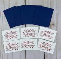 Image 6 of 4th of July Card Making Kit to DIY 6 Patriotic Spirit of America Cards