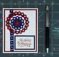 Image 8 of 4th of July Card Making Kit to DIY 6 Patriotic Spirit of America Cards