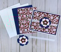 Image 3 of Patriotic Card Making Kit for Adults to DIY 6 Assorted 4th of July Cards