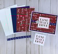 Image 5 of Patriotic Card Making Kit for Adults to DIY 6 Assorted 4th of July Cards