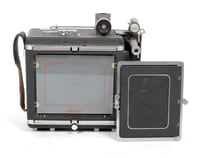 Image 6 of Busch Pressman D 4X5 folding field Camera w/ 135mm lens + film + holders #2203