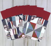 Image 5 of God Bless America 4th of July Card Making Kit for Adults to Make Your Own Cards