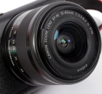 Image 9 of Canon EOS M200 W/ 15-45mm US STM lens + battery + charger #2207