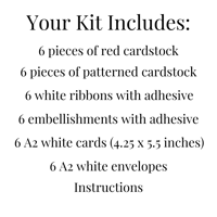 Image 10 of 4th of July Card Making Kit for Adults to DIY 6 Patriotic Greeting Cards