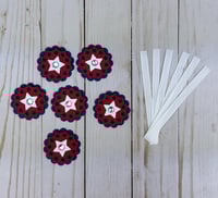 Image 6 of 4th of July Card Making Kit for Adults to DIY 6 Patriotic Greeting Cards