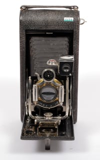 Image 2 of Kodak Autographic No 3A folding pocket camera + Goerz Dagor 168mm F6.8 lens 2216