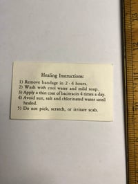 Image 2 of Tattoo Lee’s Golden Needle business card 90’s