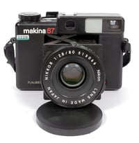 Image 2 of Plaubel Makina 67 6X7 rangefinder camera W/ Nikon Nikkor 80mm F2.8 lens #2220