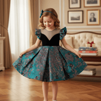 Image 3 of Princess Neckline dress