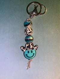 Smiley cowboy keychain 