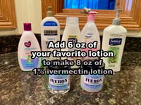 Image 3 of IVERON — makes 8 oz of 1% ivermectin lotion — Free USA Shipping