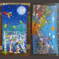 Image 1 of Central American Themed Beach Towels