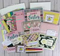 Image 1 of Easter Card Making Kit for Women to DIY 6 Greeting Cards