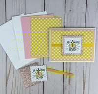 Image 5 of Easter Card Making Kit for Women to DIY 6 Greeting Cards