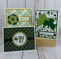 Image 2 of Happy St. Patrick's Day Card Making Kit for Adults to DIY 6 Greeting Cards